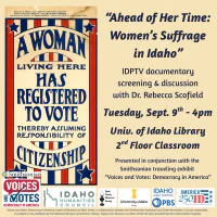 LCHS and UI Library present screening and discussion of IDPTV documentary on women’s suffrage