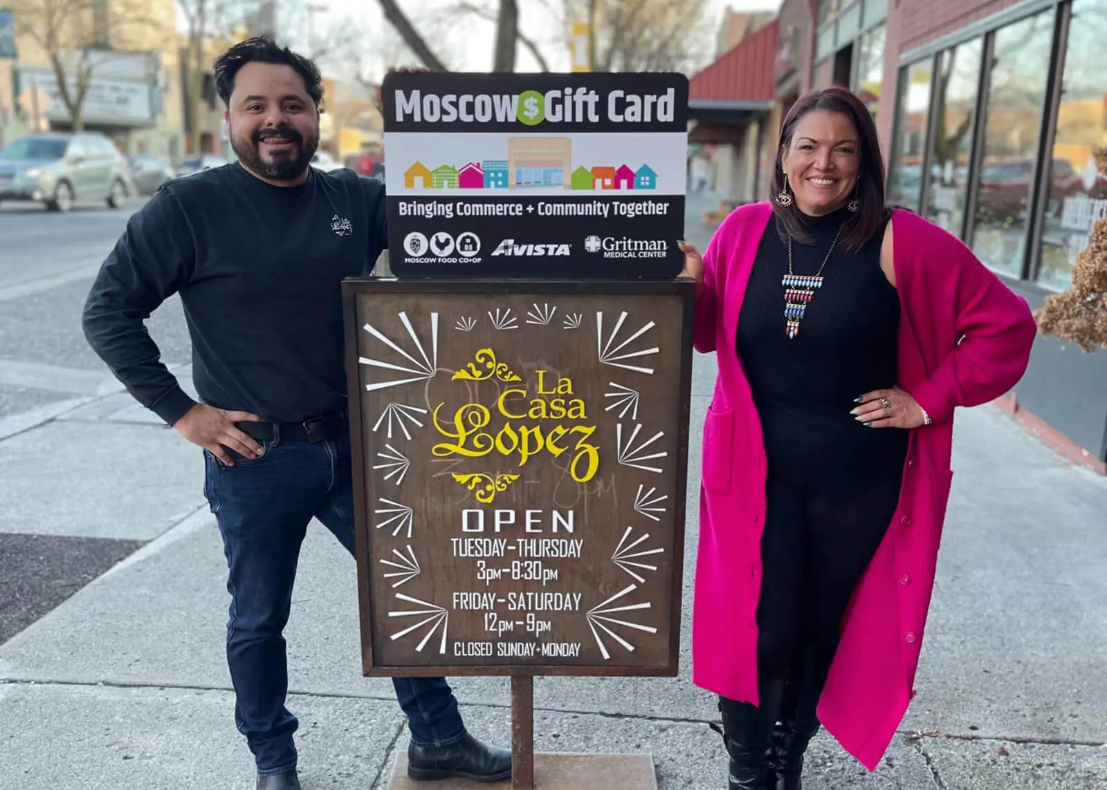 Moscow gift card at La Casa Lopez